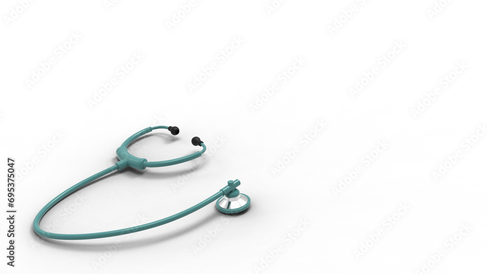 Medical stethoscope 3d render illustration for doctor healthcare concept
Medical stethoscope 3d render illustration for doctor healthcare concept
