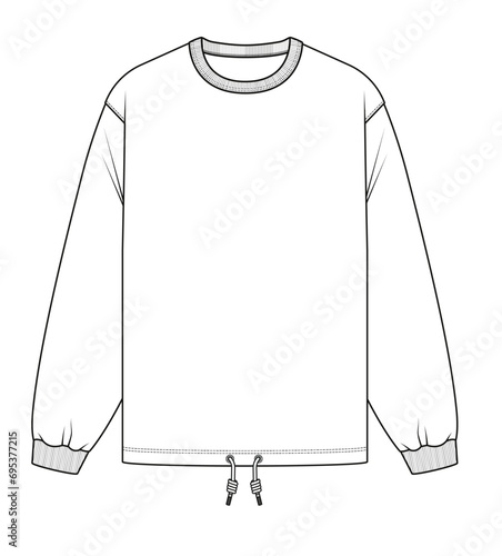 Fashion Sweater Sweatshirt Illustration Fashion Cad