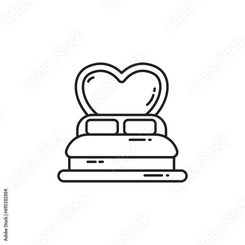 Wedding bridal room icon