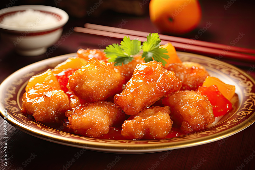 Sweet and Sour Chicken Crispy chicken pieces, new chinese year recipes Sweet and Sour Chicken Crispy chicken pieces, new chinese year recipes