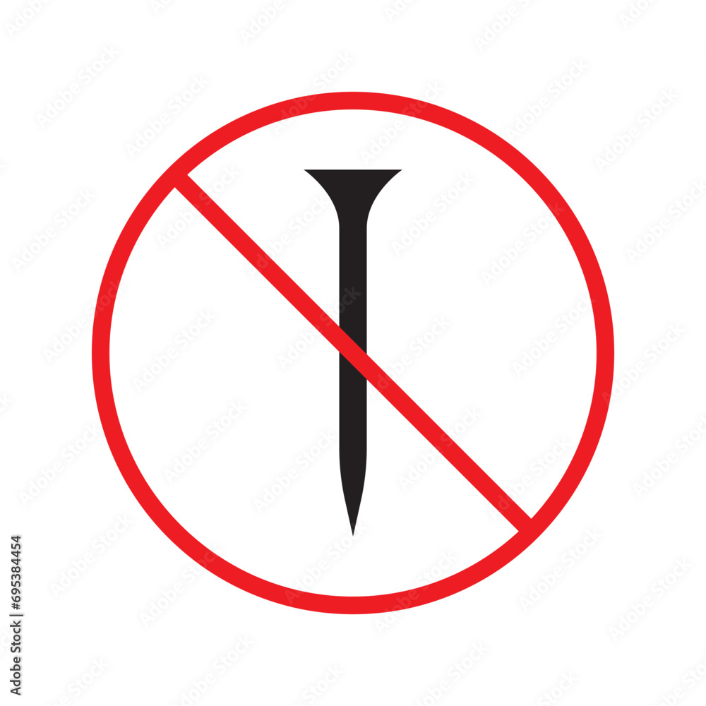 Vecteur Stock Forbidden Prohibited Warning, caution, attention