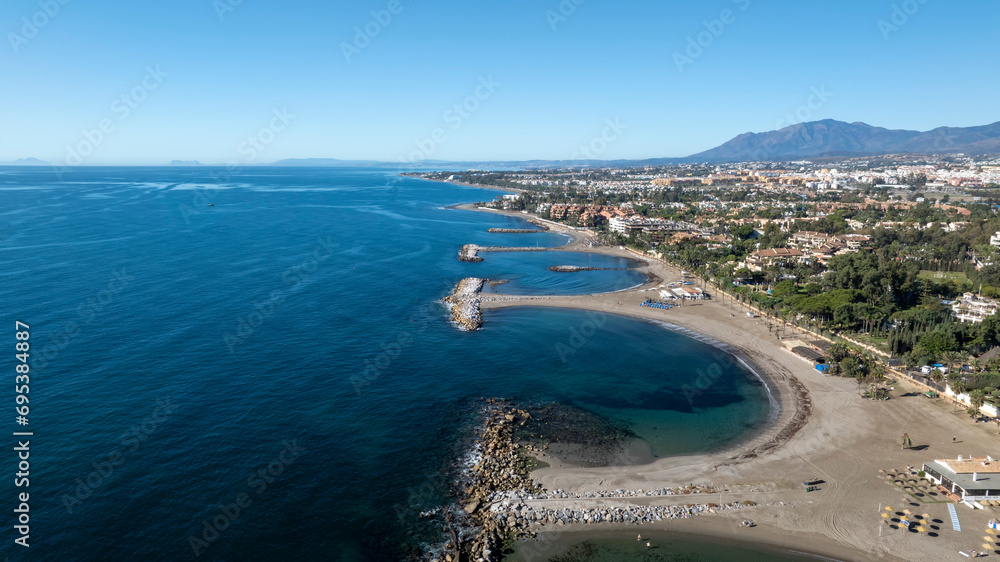 playa de los espigones en nueva Andalucía, Marbella	