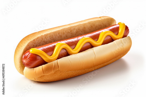 hot-dog on a white isolated background. 