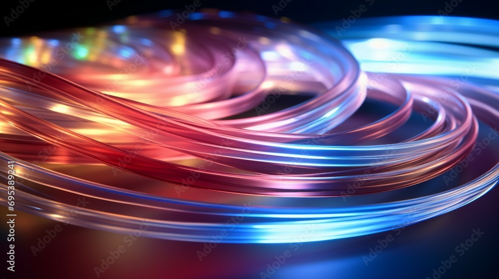 Abstract background fiber optics close up, computer communication technology. Optical lighting. Abstract background fiber optics close up, computer communication technology. Optical lighting.