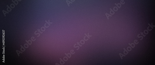 Noisy blue violet black abstract background. Colorful gradient. Holographic blurred grainy gradient banner background texture.