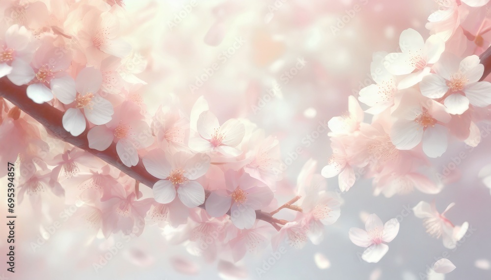 桜の花びらの背景素材
