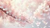 桜の花びらの背景素材
