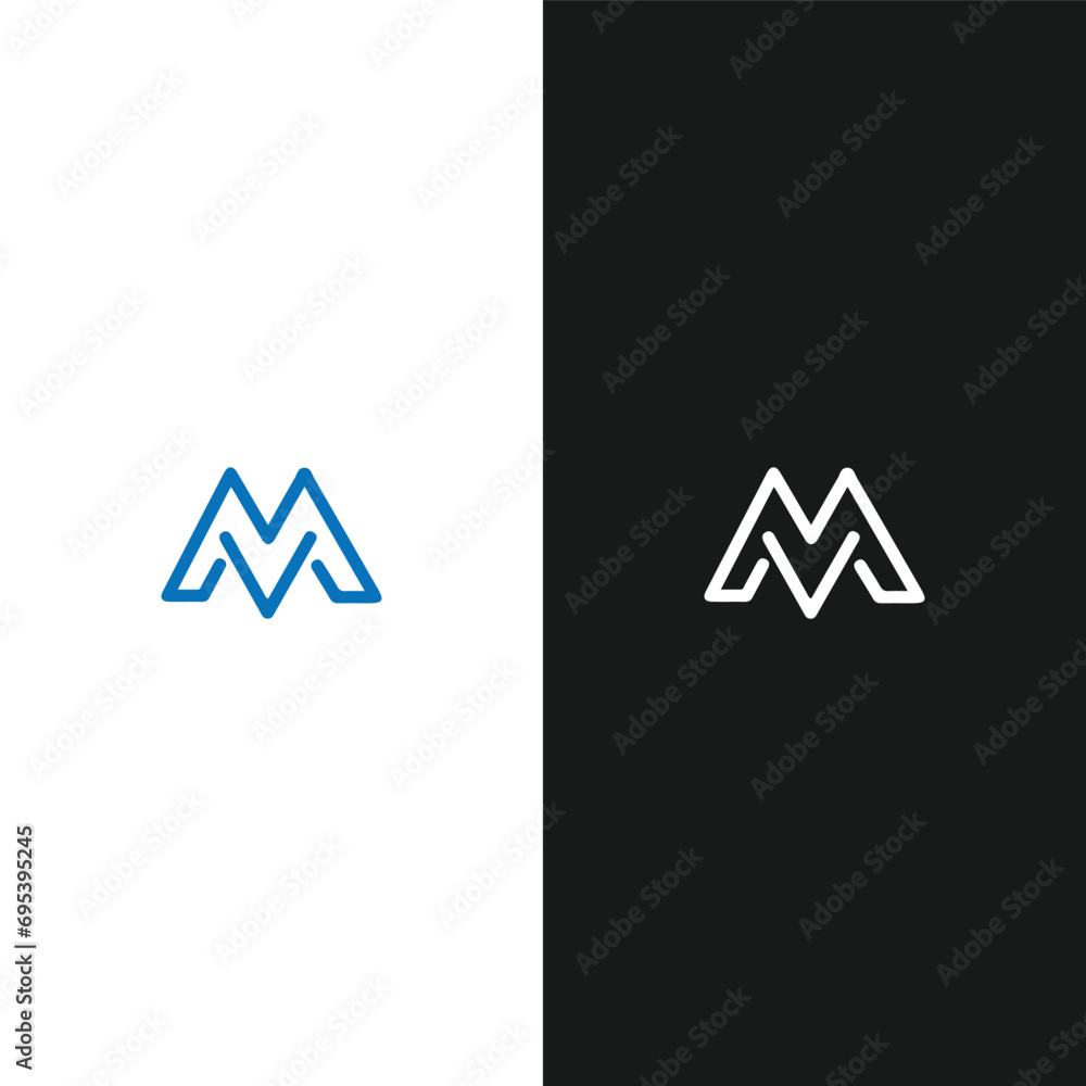 Letter M logo icon design template elements Letter M logo icon design template elements
