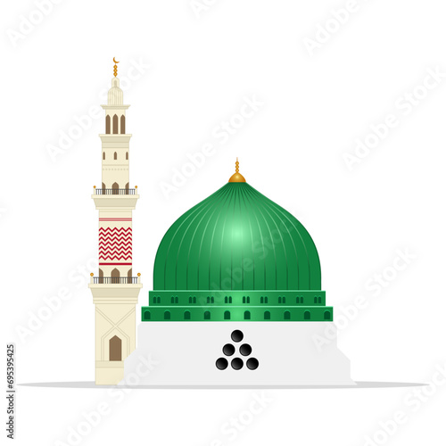 masjid madina nabawi mosque for milad un nabi muhammad 