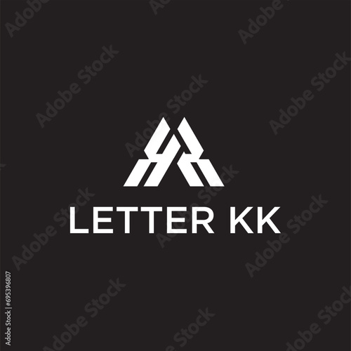 letter kk logo design , logo letter kk 