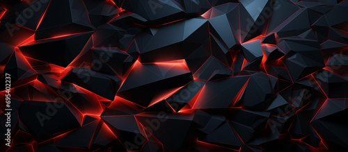 Fond d'un mur noir, texture ardoise, charbon avec du feu derrière. Lumière rouge. Ambiance sombre. Arrière-plan pour conception et création graphique.	 photo