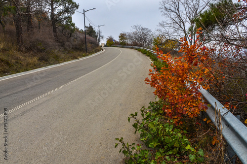 Kus Tba road leading to Turtle Lake rest area (Vake, Tbilisi, Georgia) photo