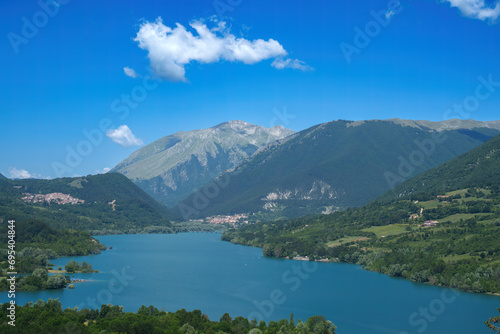 Lake of Barrea  in the Abruzzo National Park