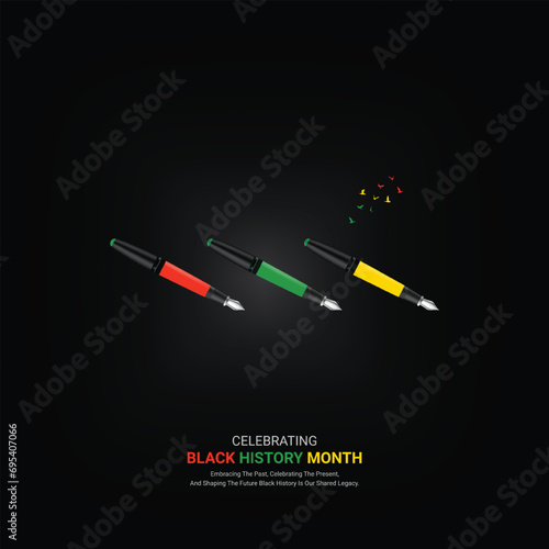 February 29: human history month creative design for social media ads vector