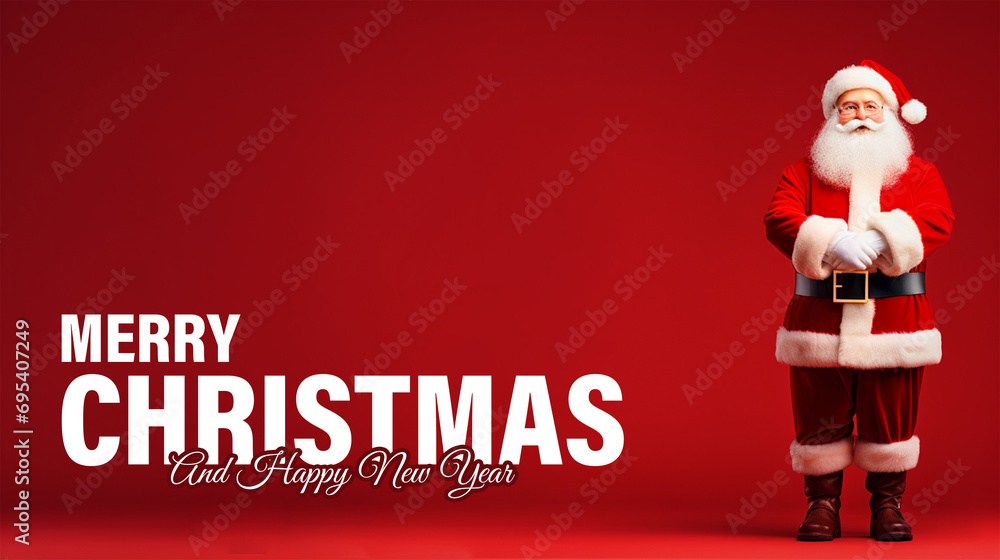 Merry Christmas concept greeting card - ai generative Merry Christmas concept greeting card - ai generative