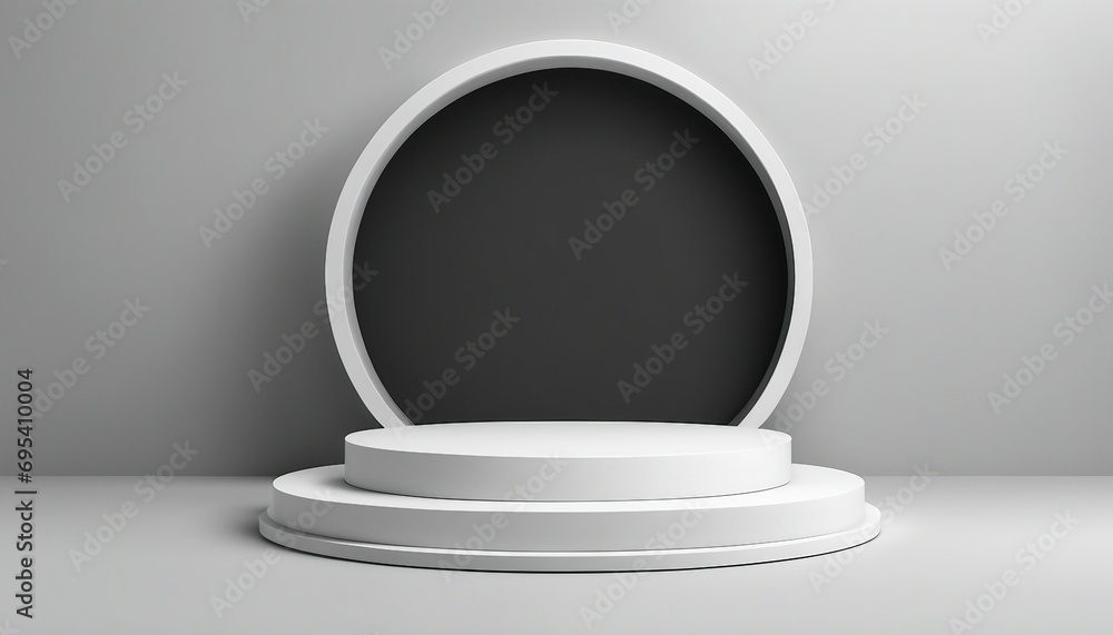 Abstract minimal scene podium mockup. Award ceremony concept. 3d render Abstract minimal scene podium mockup. Award ceremony concept. 3d render