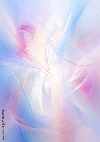 Abstract background image about the positive energy and aura. Ai generative