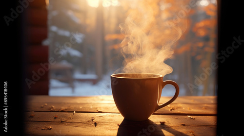 Winter's Embrace: Coffee's Cinematic Whisper