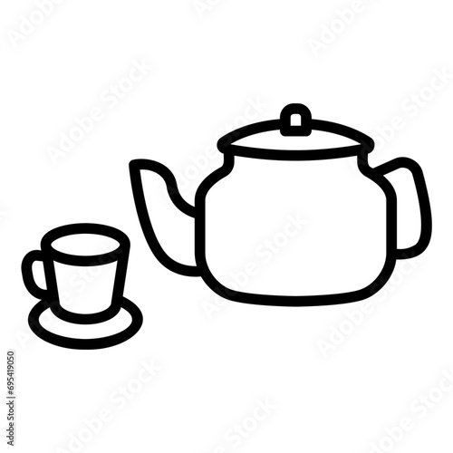 teapot outline icon