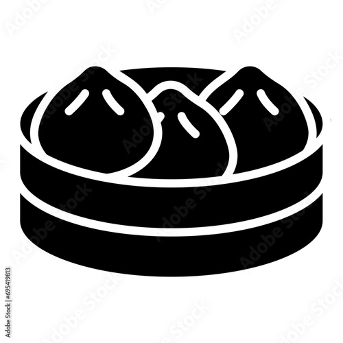 buns glyph icon