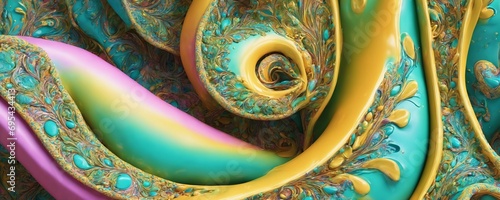 a colorful abstract background with swirls and swirls