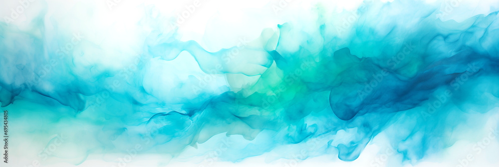 Alcohol Ink Painting - Abstract Blue and Green Painting - Ambient Turquoise Light - Flowing Aqua Silk - Blue Mist - Flowing Silk - Dynamic Pearl Wallpaper - Horizontal Watercolor Painting Alcohol Ink Painting - Abstract Blue and Green Painting - Ambient Turquoise Light - Flowing Aqua Silk - Blue Mist - Flowing Silk - Dynamic Pearl Wallpaper - Horizontal Watercolor Painting