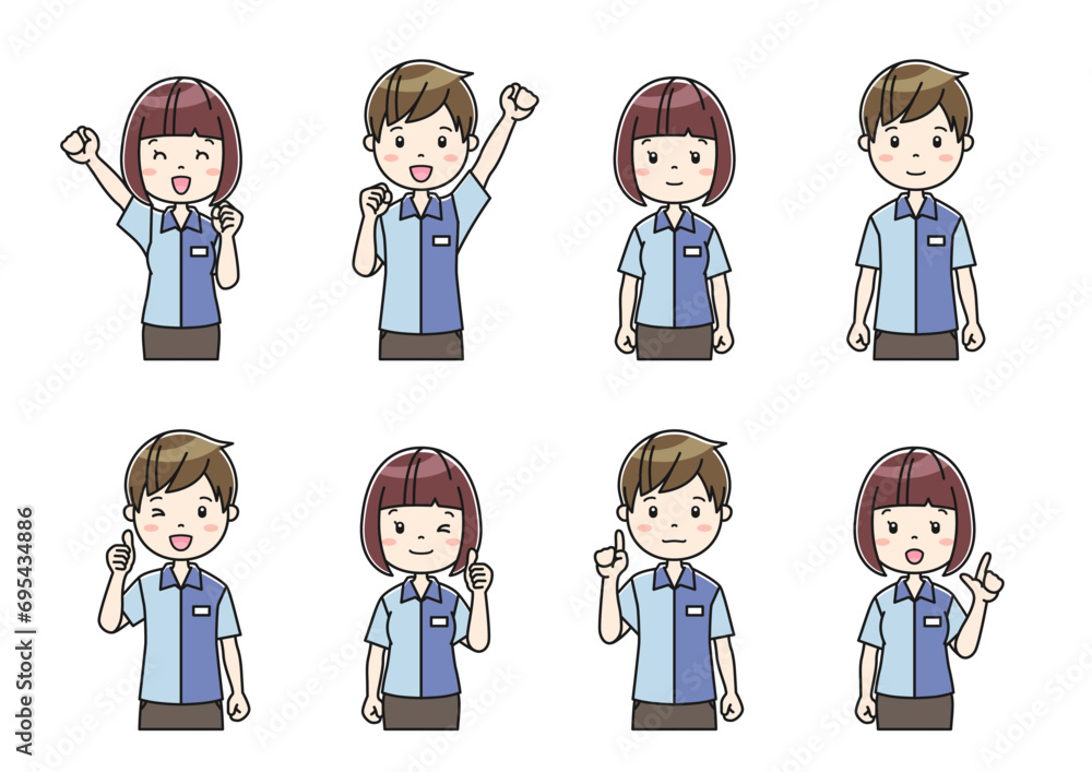 職業別人物イラスト06 Clip art of person by occupation 職業別人物イラスト06 Clip art of person by occupation