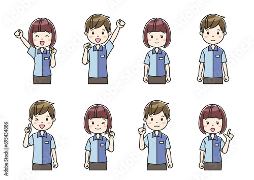 職業別人物イラスト06　Clip art of person by occupation