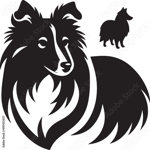 Icon Set Of Dog, Breeds, Canine, Pooch, Hound, Puppy, Mutt, Pet, Doggy editable vector