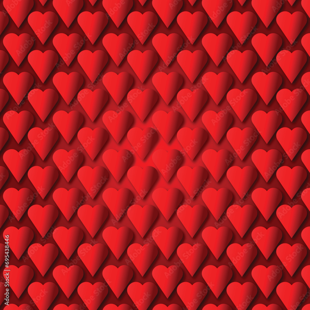 vector background design with lovely red hearts, pattern used for wedding and valentines day cards and as wallpapers, wrapping sheet design, social media posts etc. vector background design with lovely red hearts, pattern used for wedding and valentines day cards and as wallpapers, wrapping sheet design, social media posts etc.