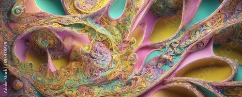 abstract art with colorful swirls and swirls