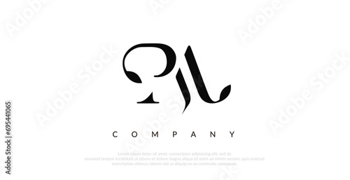 Initial PA Logo Design Vector 