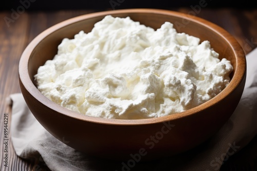 Savoring The Simplicity Of Cottage Cheese In A Bowl
