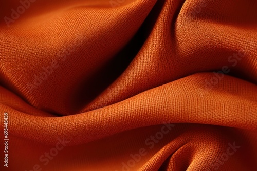  a close up of an orange fabric with a very thin line of fabric on the bottom of the fabric, and a very thin line of fabric on the bottom of the fabric.