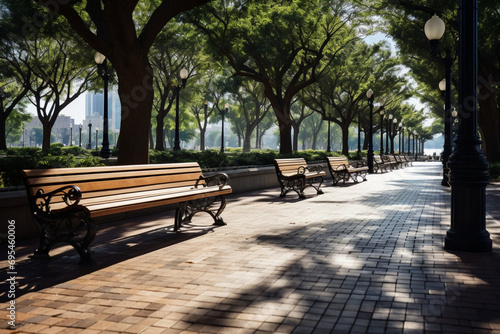 bench in the park © Awais