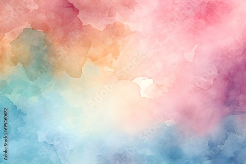 Rainbow abstract watercolor texture photo