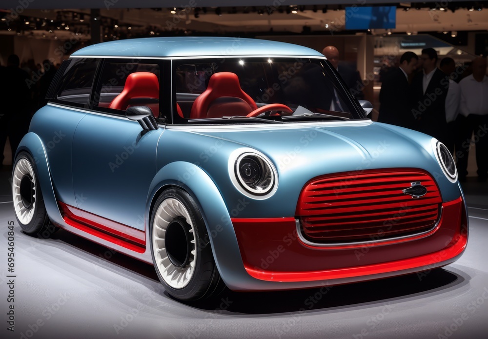 New concept car, a Mini model with a chubby and cute body frame