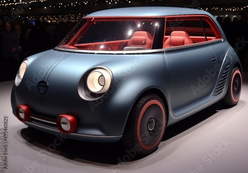 New concept car  a Mini model with a chubby and cute body frame