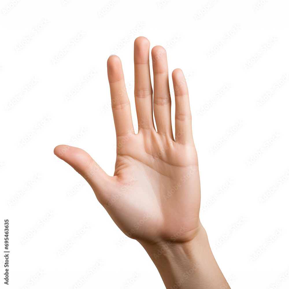hand isolated on white hand isolated on white