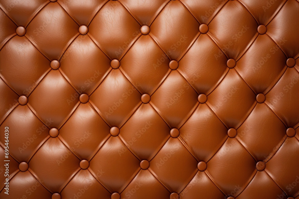Brown leather with buttons background t Brown leather with buttons background t