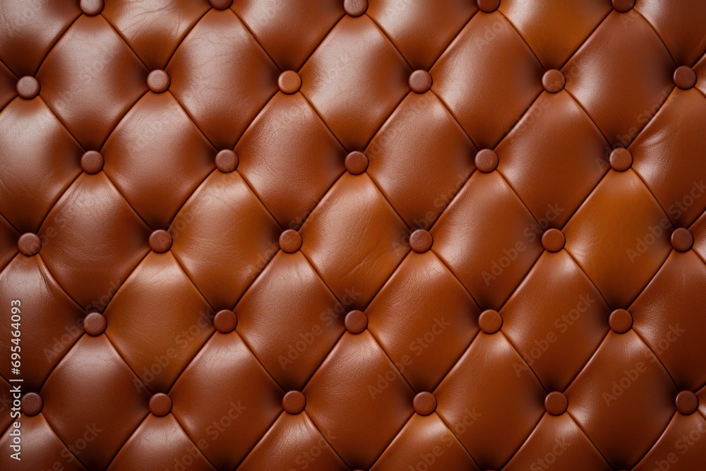 Brown leather with buttons background t Brown leather with buttons background t