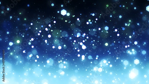 パーティクル 　背景素材　ブルー