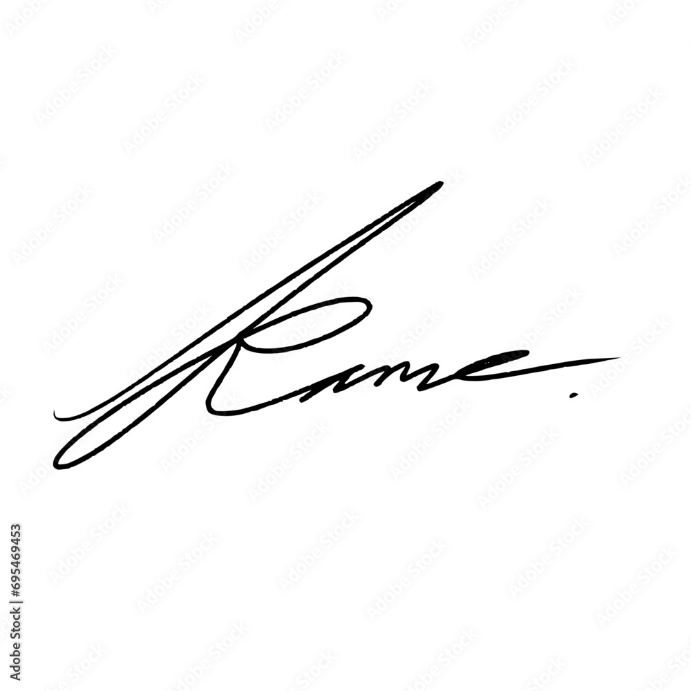 Abstract signature letter K. Vector illustration with black writing and alpha channel. Abstract signature letter K. Vector illustration with black writing and alpha channel.