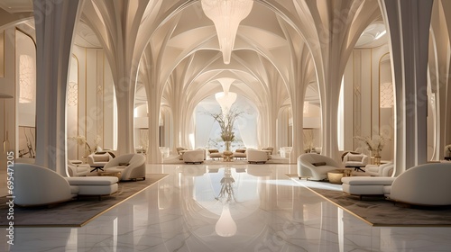 Interior of Sheikh Zayed Grand Mosque, Abu Dhabi, United Arab Emirates