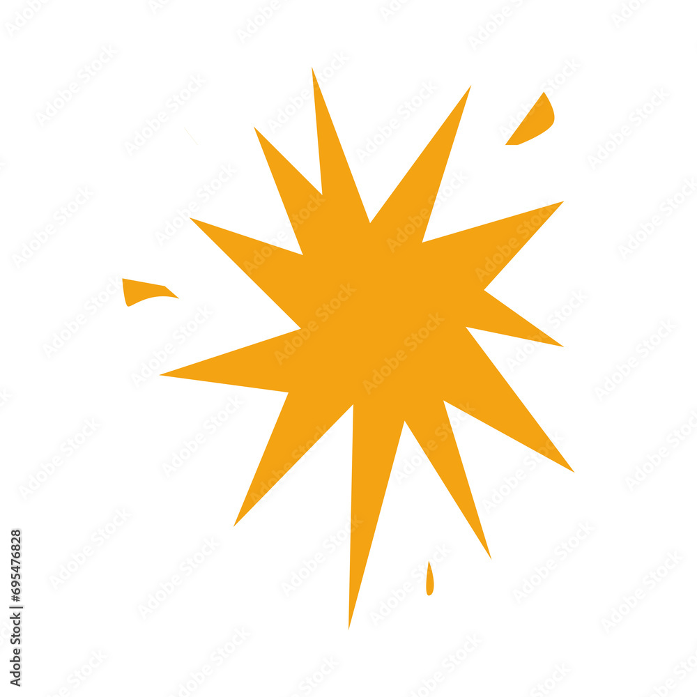 abstract sun shape element abstract sun shape element