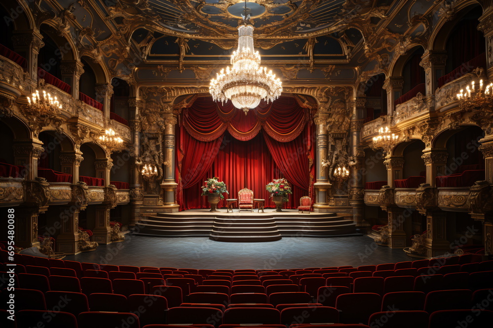 Obraz premium interior of the theatre