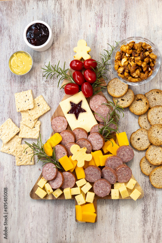 Pretty Christmas Charcuterie Board Party Food For Holidays
