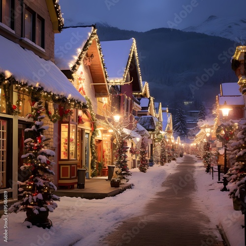 Christmas and New Year holidays in the city of Zell am See, Austria