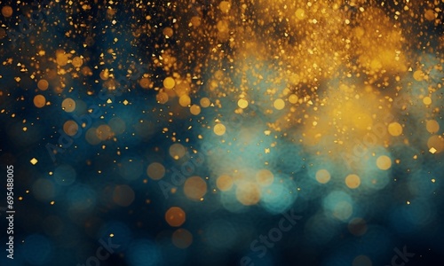 Abstract bokeh background. Festive Christmas and New Year background.
