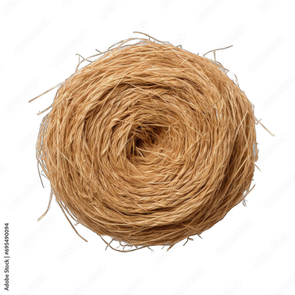 Sisal twine bundle isolated on transparent background Sisal twine bundle isolated on transparent background